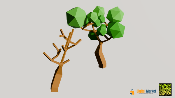Low Poly Tree 3D Model - Image 4