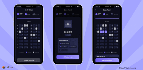 Cinema Booking App | Flutter - Image 4