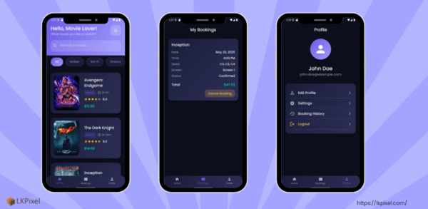 Cinema Booking App | Flutter - Image 6