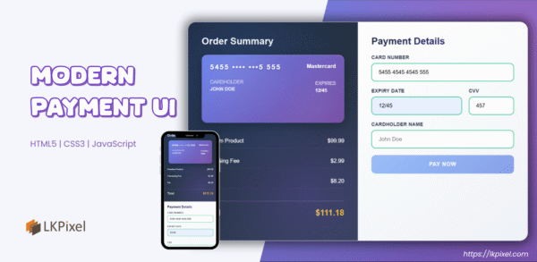 Modern Payment UI