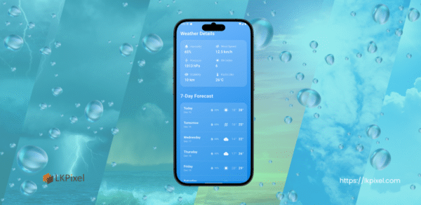 Weather App UI | Flutter - Image 3