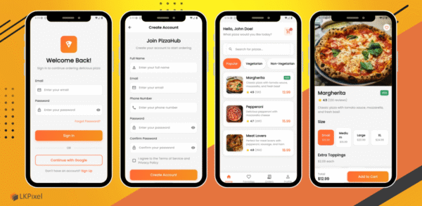Pizza Ordering Mobile App - Flutter - Image 3