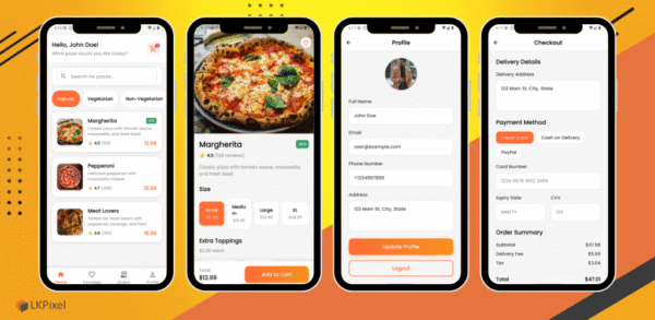 Pizza Ordering Mobile App - Flutter - Image 5