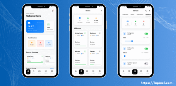 IOT House Control System | Mobile| Flutter - Image 2