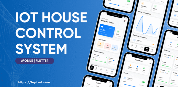 IOT House Control System | Mobile| Flutter