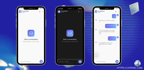AI Chatbot Flutter App UI - Image 3