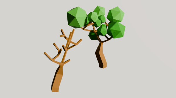 Low Poly Tree 3D Model - Image 4